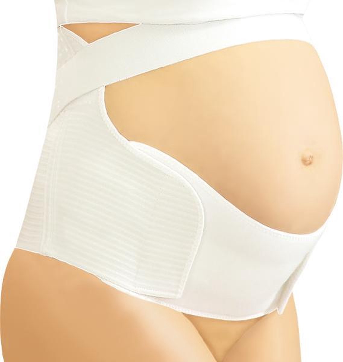 Bekkenbrace Zwangerschap Steunband - Verstelbaar Buikband - Zwangerschapsband - Bekkenbrace Bekkenband - verhoogd comfortniveau BEIGE -XS - MADE IN EU