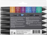 Winsor & Newton Promarker Brush - brush pens set - Rich Tones - 6 stuks