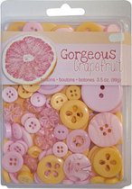 Buttons clamshell gorgeous grapefruit