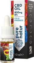 Pure Natur | CBD800 | 8% 10 ml | Broad Spectrum Black Cumin Seed  Oil