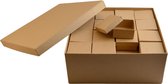 Cardboard box square (1 van 49 stuks) 5,2x5,2x3cm - 49 stuk