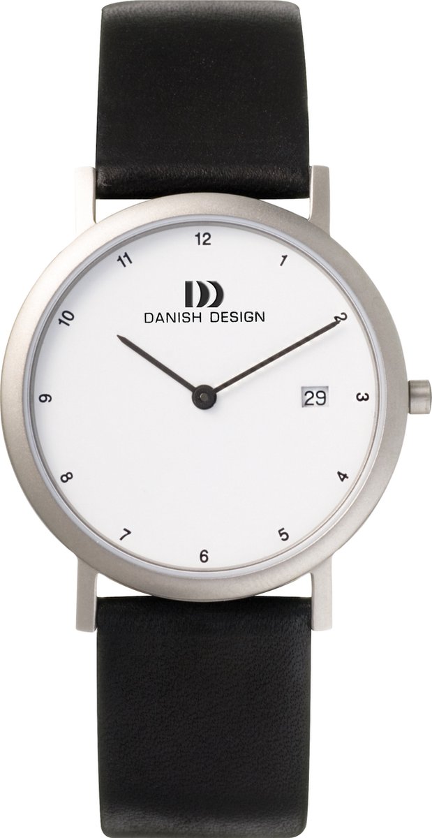 Danish Design IQ12Q272 horloge heren - zwart - titanium