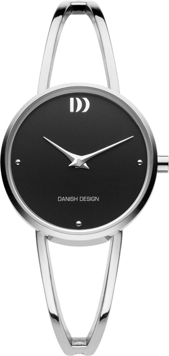 Danish Design Chloe Horloge - Danish Design dames horloge - Zwart - diameter 27 mm - roestvrij staal