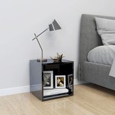 Tv-meubel 37x35x37 cm spaanplaat hoogglans zwart