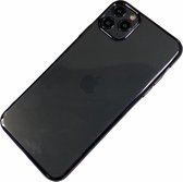 Apple iPhone 7 Plus / 8 Plus - Silicone transparante soft hoesje Sophie zwart - Geschikt voor