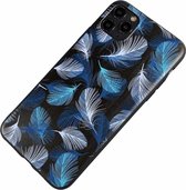 Apple IPhone 6 / 6s - Veren Zacht Hoesje Lisanne Blauw - Geschikt Voor Apple -
