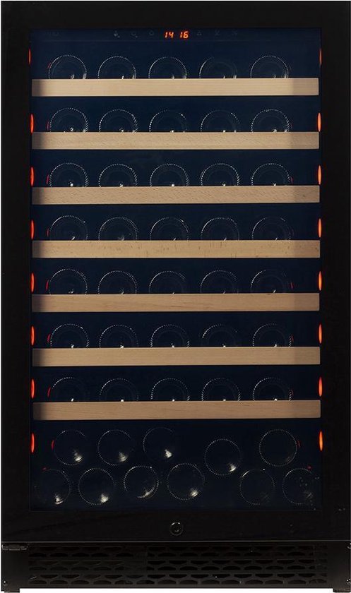 Koelkast: PeVino NG 88  - Wijnkoelkast 1 zone - 83 Flessen - H 100cm - E Label, van het merk Pevino