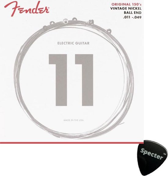 Foto: F 150m fender original 150s snarenset elektrisch met specter plectrum