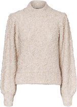 Vero Moda VMDIANABUBLA LS HIGHNECK BLOUSE REP Birch Dames - Maat XS