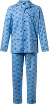 Gentlemen Heren Flanel Pyjama  Blue - maat 64