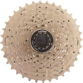 SUPERPROMO Edge 10 speed MTB cassette 11-36 + KMC 10V ketting grijs 118 schakels met kettingslotje compatibel COMBIDEAL PREMIUM QUALITY