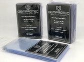 GemProtec Starter Set - 100st GemProtec Semi Rigid Card Holders & PSA CGC Graded Card Sleeves & Soft Sleeves - Voordeel pakket - Grading Toploader - Card Savers - Kaartenhouder - T