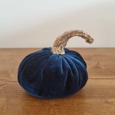 Decoratief Beeld - Halloween Decoratatieve Van Fluweel Set Van Handgemaakt - Polyester - Handmade - Blauw - 10 X 10 Cm