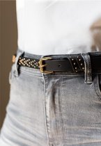 DEELUXE Riem met studs CAROLA Black