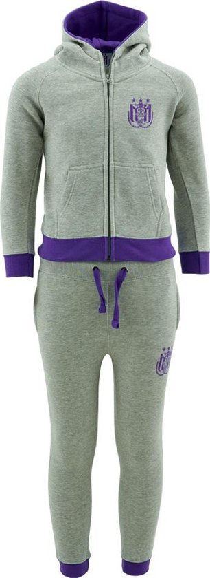 RSC Anderlecht training peuter paars/grijs maat 98/104 (3 a 4 jaar)