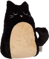 Feline Fine Pluche Zwarte Kat Deurstopper