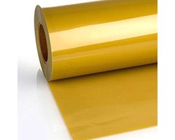 Iron on Heat transfer T-shirt vinyl - Warmte overdraagbaar T-shirt vinyl / Heat transfer T-shirt vinyl - 2 vellen 50 x 30 cm - Goud