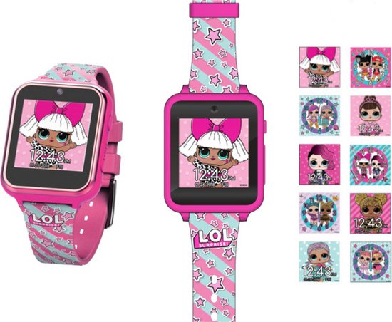 Accutime SNC4055 kindersmartwatch Sonic, kinderhorloge met selfiecamera, foto en video Accutime SNC4055 kindersmartwatch Sonic, kinderhorloge met selfiecamera, foto en video