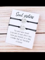 Akyol Vriendschapsarmband | Soul Sisters | Zussen armband | Moeder dochter armband | cadeau voor zus | armband voor zus | vriendschapsarmband | sister bracelet | armband voor twee