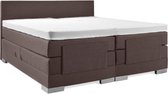 Boxspring Elektrische  Plint 160x210 Compleet Bruin