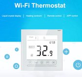 TechU™ Thermostat Intelligent Optimum avec Wifi – Wit – Google Assistant & Amazon Alexa – App & Wifi Gratuits – Chaudière à Gaz