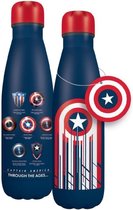 MARVEL - Captain America - Metalle 3D Fles 500ml