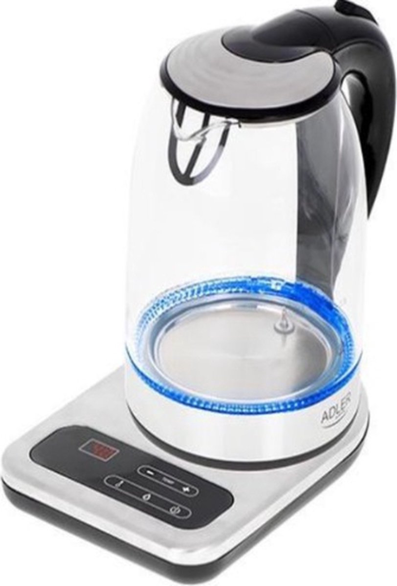 Adler | Waterkoker met temperatuur | waterkoker 1,7 liter | 2200 W | waterkoker met temp | thee zetten met temperatuur