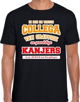 Ik ben de trotse collega cadeau t-shirt - zwart voor heren - verjaardag / bedankt shirt M