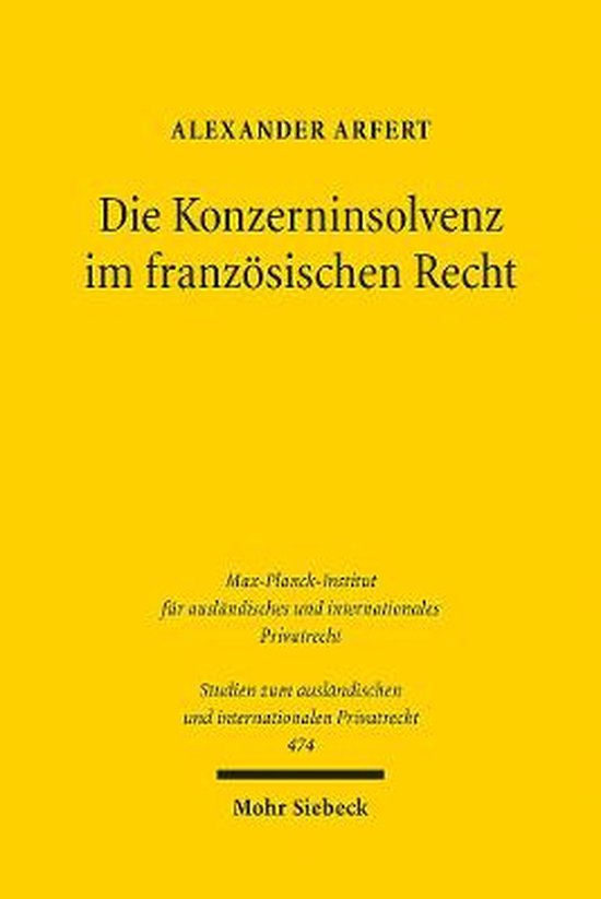 Studien zum ausländischen und internationalen Privatrecht-  ... - cover