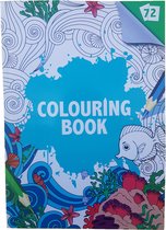 Kleurboek +/- 72 Kleurplaten "Vissen"