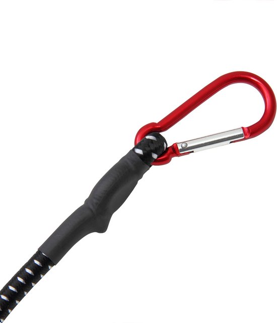 Araignée à bagages en caoutchouc avec mousqueton 100cm x 10 mm Ø