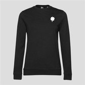 SWEATER CLOVER ZIJKANT BLACK (S)