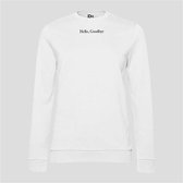 SWEATER HELLO, GOODBYE WHITE (M)