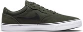 Nike Sneakers - Maat 44.5 - Unisex - donker groen - wit - zwart