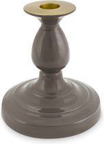Pip Studio - Kandelaar - Metaal - Khaki - ↕ 14 cm