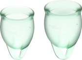 Feel Confident Menstrual Cup - Light green - Feminine Hygiene Products