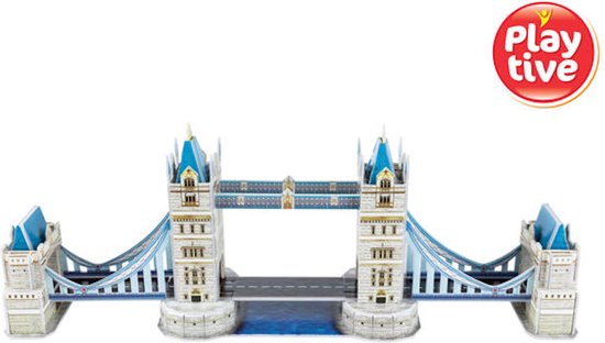 puzzle 3d tower bridge - jeu et créativité - puzzle 3D amusant - bridge -  Angleterre -... | bol.com