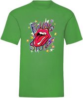T-shirt Rolling Stones - Happy green (S)