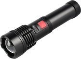HIGH POWER Militaire LED Zaklamp - USB-lader - 1200 Lumen - 200 Meter bereik - Waterdicht - Zoomfunctie - 5 Standen