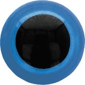 Veiligheidsoogjes 24mm Blauw (2 paar)