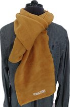 Feligi Warme Antipilling Fleece Sjaal, 28 x 150 cm -Oker geel