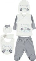 Baby newborn 5-delige kleding set jongens - Beer Babykleding