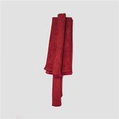 BELT SUEDE RED