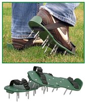 Tools Synx - Aérateurs de pelouse / Sandales de piqûre de pelouse - Graine d'herbe de rouleau de scarificateur - Aérateur de pelouse - Aérateur