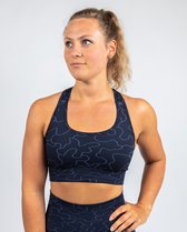 JT Supply – Epic - Sport BH – Fitness Beha – Fitness Top - Sport Beha – Premium BH – Dames Kleding – Push Up – Zonder Beugel – Met Pads – Blauw