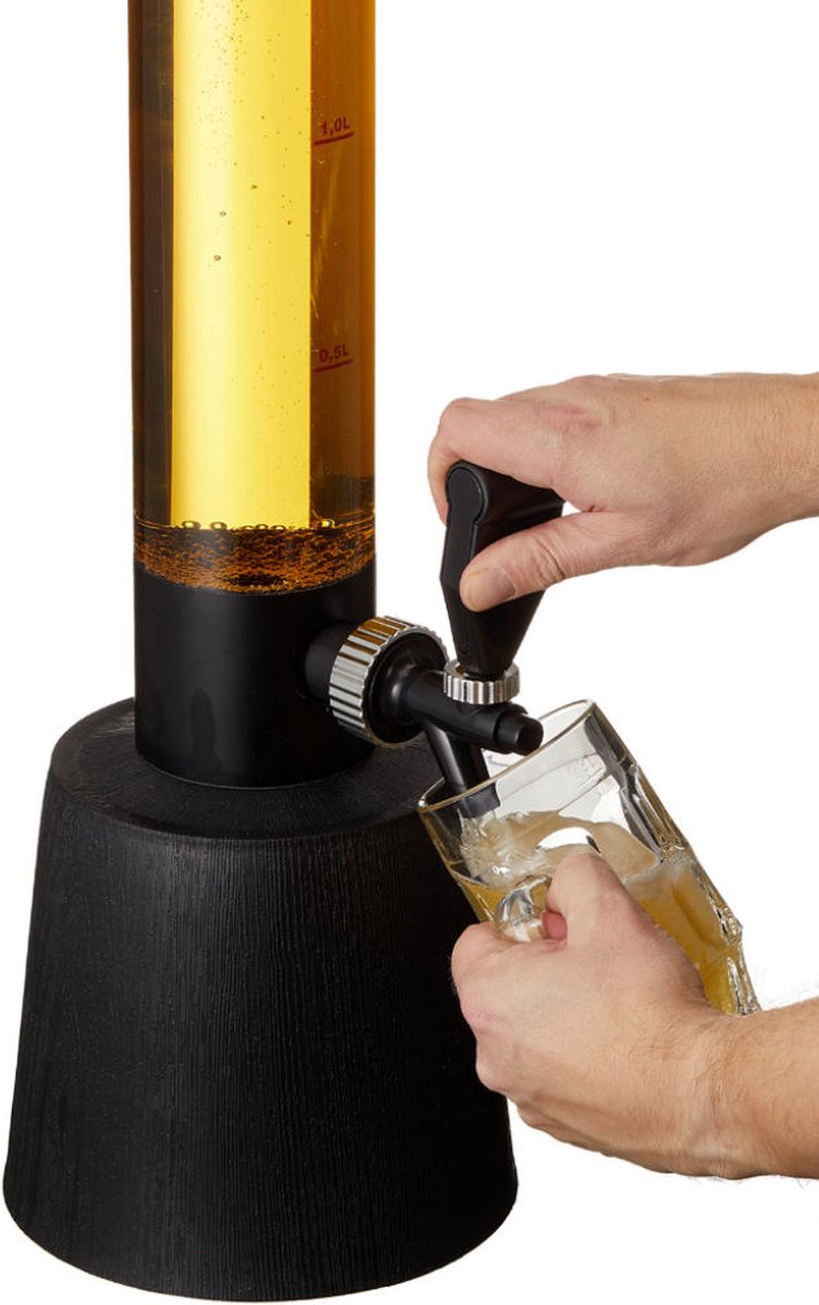 Jago® Beer Tower 3,5 litres - Robinet à bière - Distributeur de boissons -  Robinet