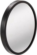 Beauty spiegel met zuignappen - 15 x vergrotend - Zwart - Kunststof - Glas - 13 ⌀ Professioneel - Rond