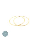 Pat's Jewels Oorringen dames -Gold Filled - 30 mm - groot