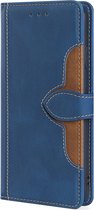 Apple iPhone 13 Pro Telefoonhoesje | PU Leren Book case | Blauw