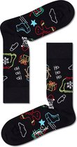 Happy Socks Kerstokken - Sokken Dames - Zwart - HOHO - Maar 36-40